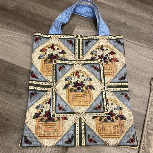 Handmade quilt tote bag L - Picture 1 of 4